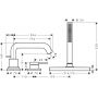 Hansgrohe Tecturis S 73447140 bateria wannowo-prysznicowa nawannowa zdj.2