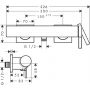 Hansgrohe Tecturis E 73620000 bateria prysznicowa ścienna chrom zdj.2