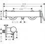 Hansgrohe Tecturis S 73622000 bateria prysznicowa ścienna chrom zdj.2