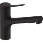 Hansgrohe Zesis M33 74821670 bateria kuchenna stojąca czarna zdj.1