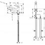 Hansgrohe Zesis M33 74821800 bateria kuchenna stojąca stal zdj.2