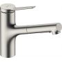 Hansgrohe Zesis M33 74821800 bateria kuchenna stojąca stal zdj.1