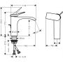 Hansgrohe Vivenis 75023700 bateria umywalkowa stojąca biała zdj.2