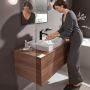 Hansgrohe Vivenis 75024670 bateria umywalkowa stojąca czarna zdj.3