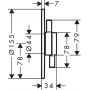 Hansgrohe DuoTurn S 75618670 bateria prysznicowa podtynkowa czarna zdj.2