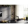 Hansgrohe Aqittura M91 76802670 bateria kuchenna z filtrem stojąca czarna zdj.9