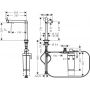Hansgrohe Aqittura M91 76802800 bateria kuchenna z filtrem stojąca stal zdj.2