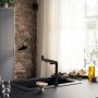 Hansgrohe Aqittura M91 76804670 bateria do filtra wody stojąca czarna zdj.6