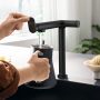 Hansgrohe Aqittura M91 76804670 bateria do filtra wody stojąca czarna zdj.8