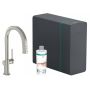 Hansgrohe Aqittura M91 76836800 bateria kuchenna z filtrem stojąca stal zdj.1