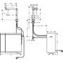 Hansgrohe Aqittura M91 76837670 bateria kuchenna z filtrem stojąca czarna zdj.2