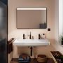 Hansgrohe Xarita Lite Q 54959670 lustro 100x70 cm prostokątne z oświetleniem czarny zdj.3