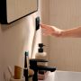 Hansgrohe Xarita Lite Q 54959670 lustro 100x70 cm prostokątne z oświetleniem czarny zdj.9
