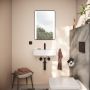Hansgrohe Xarita Lite Q 54961670 lustro 50x70 cm prostokątne z oświetleniem czarny zdj.5