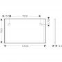 Hansgrohe Xarita Lite Q 54965700 lustro 120x70 cm prostokątne z oświetleniem biały zdj.2