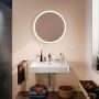 Hansgrohe Xarita Lite S 54966700 lustro 70x70 cm okrągłe z oświetleniem biały zdj.3