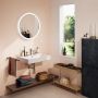 Hansgrohe Xarita Lite S 54966700 lustro 70x70 cm okrągłe z oświetleniem biały zdj.4