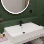 Hansgrohe Xarita Lite S 54967670 lustro 90x90 cm okrągłe z oświetleniem czarny zdj.4