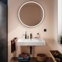 Hansgrohe Xarita Lite S 54967670 lustro 90x90 cm okrągłe z oświetleniem czarny zdj.7