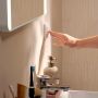 Hansgrohe Xarita Lite S 54967700 lustro 90x90 cm okrągłe z oświetleniem biały zdj.6