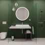 Hansgrohe Xarita Lite S 54967700 lustro 90x90 cm okrągłe z oświetleniem biały zdj.8