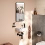 Hansgrohe Xarita Lite Q 54968670 lustro 36x70 cm prostokątne z oświetleniem czarny zdj.3