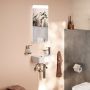 Hansgrohe Xarita Lite Q 54968700 lustro 36x70 cm prostokątne z oświetleniem biały zdj.3