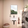 Hansgrohe Xarita Lite Q 54969670 lustro 50x70 cm prostokątne z oświetleniem czarny zdj.4