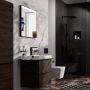 Hansgrohe Xarita Lite Q 54970670 lustro 60x70 cm prostokątne z oświetleniem czarny zdj.11