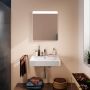 Hansgrohe Xarita Lite Q 54970700 lustro 60x70 cm prostokątne z oświetleniem biały zdj.4