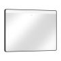 Hansgrohe Xarita Lite Q 54972670 lustro 100x70 cm prostokątne z oświetleniem czarny zdj.1