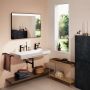 Hansgrohe Xarita Lite Q 54972670 lustro 100x70 cm prostokątne z oświetleniem czarny zdj.4