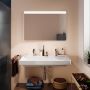 Hansgrohe Xarita Lite Q 54972700 lustro 100x70 cm prostokątne z oświetleniem biały zdj.4