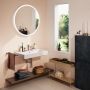 Hansgrohe Xarita Lite S 54980700 lustro 90x90 cm okrągłe z oświetleniem biały zdj.8