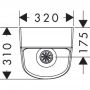 Hansgrohe EluPura Original S 62048450 pisuar zdj.2