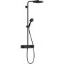 Hansgrohe Pulsify S 24220670 zestaw prysznicowy ścienny czarny zdj.1