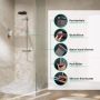Hansgrohe Pulsify S Puro 24222000 zestaw prysznicowy ścienny termostatyczny z deszczownicą chrom zdj.6