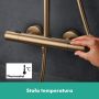 Hansgrohe Pulsify S Puro 24222140 zestaw prysznicowy ścienny termostatyczny z deszczownicą zdj.5