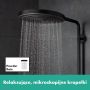 Hansgrohe Pulsify S Puro 24222670 zestaw prysznicowy ścienny termostatyczny z deszczownicą czarny zdj.4