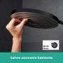 Hansgrohe Pulsify S Puro 24222670 zestaw prysznicowy ścienny termostatyczny z deszczownicą czarny zdj.6