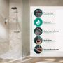 Hansgrohe Pulsify S Puro 24223000 zestaw prysznicowy ścienny termostatyczny z deszczownicą chrom zdj.3