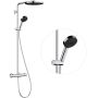 Hansgrohe Pulsify S 24236000 zestaw prysznicowy ścienny termostatyczny z deszczownicą chrom zdj.1