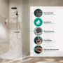 Hansgrohe Pulsify S Puro 24237000 zestaw prysznicowy ścienny termostatyczny z deszczownicą chrom zdj.9