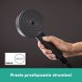 Hansgrohe Pulsify S Puro 24237670 zestaw prysznicowy ścienny z deszczownicą czarny zdj.6