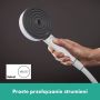Hansgrohe Pulsify S Puro 24237700 zestaw prysznicowy ścienny z deszczownicą biały zdj.4