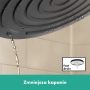 Hansgrohe Pulsify S 24240700 zestaw prysznicowy ścienny termostatyczny z deszczownicą biały zdj.7