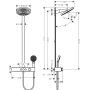 Hansgrohe Pulsify S 24241140 zestaw prysznicowy ścienny termostatyczny zdj.2