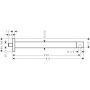 Hansgrohe 24337000 ramię ścienne chrom zdj.2