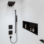 Hansgrohe Pulsify E 24381670 zestaw prysznicowy ścienny czarny zdj.4