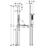 Hansgrohe Pulsify E 24381670 zestaw prysznicowy ścienny czarny zdj.2